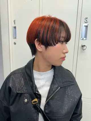 ショート カラー ヘアアレンジ 早瀬裕之 パーマのヘアスタイル