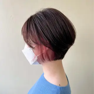 ショート 韓国ﾍｱ&ｼｮｰﾄ ボブ💜桑原のヘアスタイル
