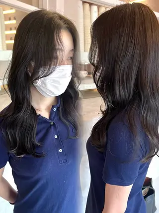 セミロング カラー iru所属・透明感，髪質改善の プロ☝🏻前田俊樹✨のヘアスタイル