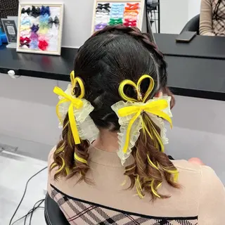 ミディアム ヘアアレンジ MILD by 17 秋葉原 ♡みづき♡のヘアスタイル