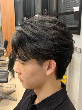 ショート パーマ メンズ fifth / 山下 和輝 海外風スタイルのヘアスタイル