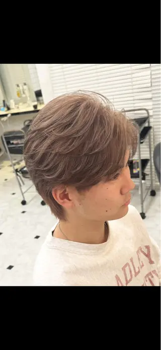 カラー メンズ メンズ特化/上野 暖色カラー ダイチのヘアスタイル