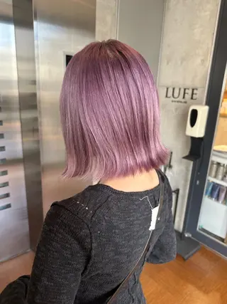 ミディアム ︎🤎W color MIYU‎🤎のヘアスタイル