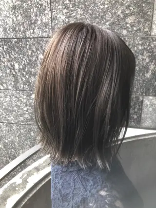ミディアム カラーアンドケアリタ kitamuuuのヘアスタイル