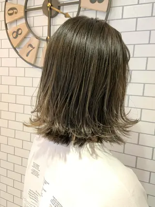 ミディアム カラー ヘアアレンジ 韓国hair🦋 Nanaのヘアスタイル