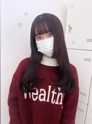 セミロング カラー ヘアアレンジ 愛されカラー🩷 はるなのヘアスタイル