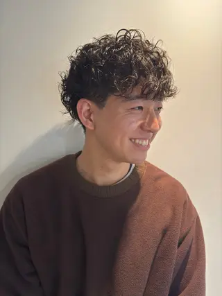 パーマ ハイトーン/パーマ 大名 sakiのヘアスタイル