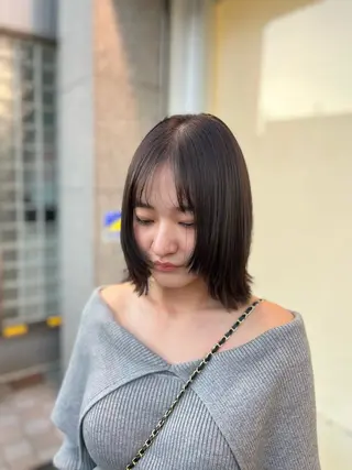 ミディアム カラー 【こっくりカラー】 🤎Umi🤎のヘアスタイル