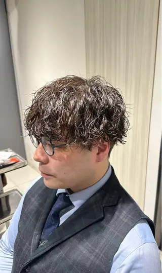 パーマ メンズ メンズ特化美容師💠 / 関内 / レンのヘアスタイル