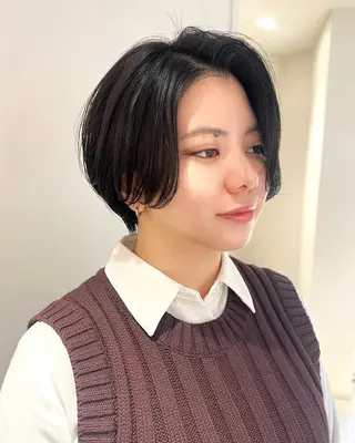 ショート メンズ特化 刈り上げない/金井のヘアスタイル