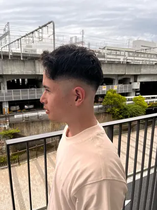 ショート メンズ パーマスタイル特化◎ 永戸圭汰のヘアスタイル