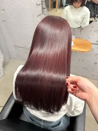 ロング 清水 遥香のヘアスタイル