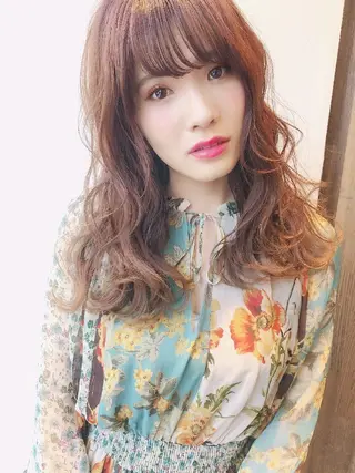セミロング Hair make genie所属・シノヅカ ケンゾーのヘアスタイル