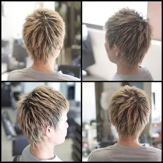 ショート カラー 中島 剛のヘアスタイル