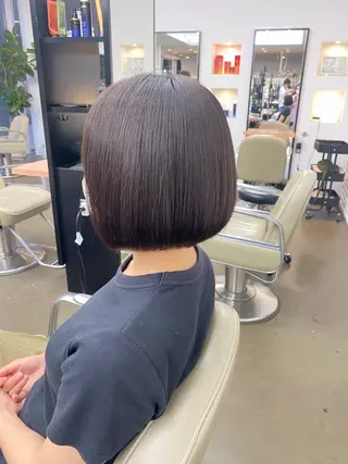 ショート 🎧ayaka/ボブ /透明感カラー🩵のヘアスタイル