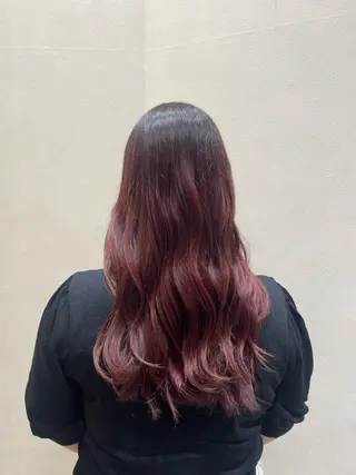 ロング カラー 森川 颯香のヘアスタイル