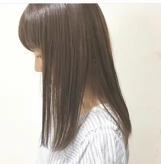 ロング カラー 🍀失敗しない 縮毛矯正熊谷竜馬🍀のヘアスタイル
