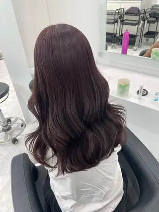 カラー 🤍ブリーチなし ブラウンhimi🤍のヘアスタイル