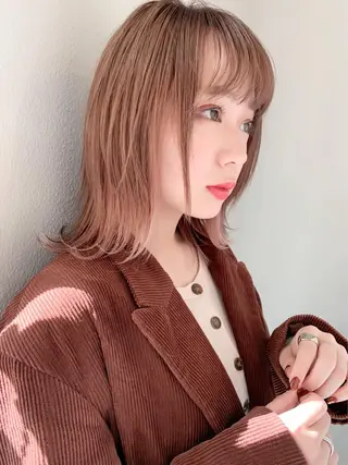 ミディアム カラー 髪質改善☆ 縮毛矯正miyuのヘアスタイル