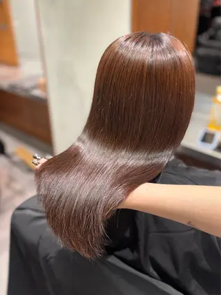 セミロング 🎀レイヤーカット/ 艶カラー/ﾕｶ🎀のヘアスタイル