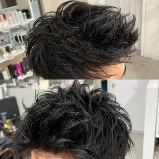 ショート メンズ かんばら りょーいのヘアスタイル