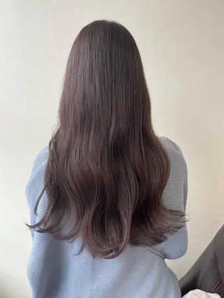 ロング カラー 立川 奈那子のヘアスタイル