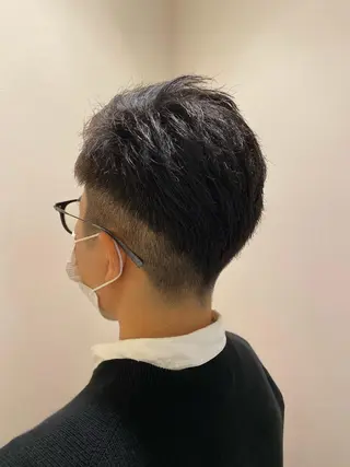 ショート メンズ 🪽羽エク/Ash 店長/折目奈央🪽のヘアスタイル