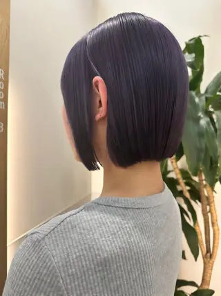 ショート カラー 🦋レイヤーカット ミドリカワ🦋のヘアスタイル