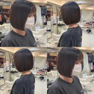 ミディアム カラー ヘアアレンジ 新宿/顔周りカット/ レイヤー/がっきーのヘアスタイル