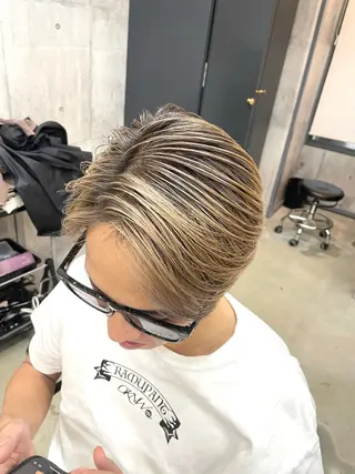 ショート カラー メンズ LUXBE LUCE ひなののヘアスタイル
