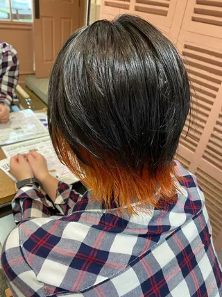 ミディアム 【ハイライト】 YUYAのヘアスタイル