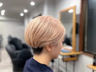 ショート カラー 《髪質改善・縮毛矯正 /ブリーチ》坂本爽のヘアスタイル