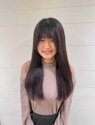 ロング カラー モデル募集 セイノチヒロのヘアスタイル