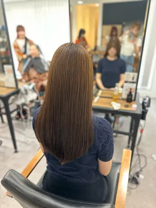 ロング カラー パーマ ヘアアレンジ メンズ キッズ 骨格レイヤーカット 🌿美髪縮毛矯正のヘアスタイル