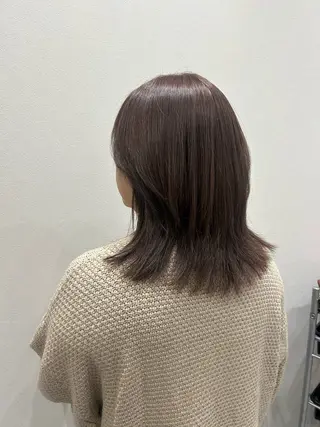 ミディアム カラー ヘアアレンジ ボブ /ニュアンス/ satomi🧸💖のヘアスタイル