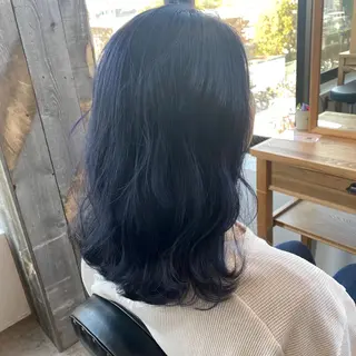 ミディアム 今井 悠菜のヘアスタイル