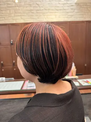 ショート カラー 美髪透明感🫧三澤 廉 M.SLASHのヘアスタイル