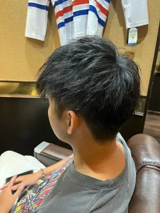 ショート メンズ 工藤 千織のヘアスタイル