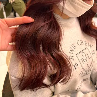 セミロング 💖札幌カラー 指名No.1💖玲奈のヘアスタイル