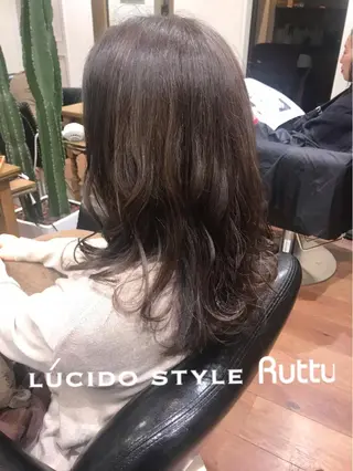 ロング カラー アザマ　ヤスカツ _rosso 川口のヘアスタイル