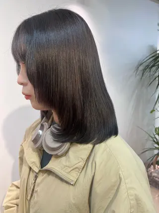 セミロング 山中 欧輔のヘアスタイル