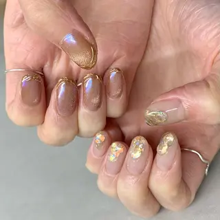 ネイル 新宿ニュアンスネイル makotoのネイルデザイン