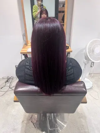 ロング カラー fuuga所属・☻ ayakaのヘアスタイル