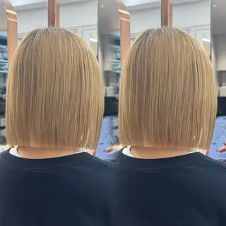 ミディアム ウルフ/レイヤー/ ボブ/大石晴也🦋のヘアスタイル