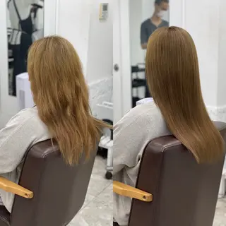 ロング 🧸縮毛矯正特化 金澤 彩香🎀のヘアスタイル