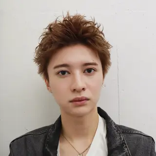 ショート カラー メンズ 🧃Kawakami kotomi🧃のヘアスタイル