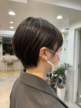ショート オカダ ノゾミのヘアスタイル