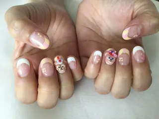 ネイル 💎🐰 saki. m 🐰💎のネイルデザイン