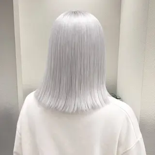 ショート カラー ✨ブリーチ支持No1 複雑履歴修正/舘岡のヘアスタイル