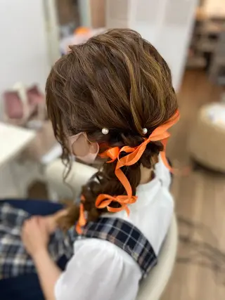 ヘアアレンジ GLOSS 心斎橋 山上のヘアスタイル